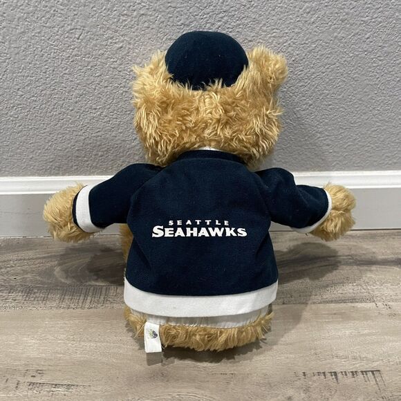 Seattle Seahawks Teddy Bear Plush Mascot Team Jersey Good Stuff Football Fanbase - Picture 3 of 7
